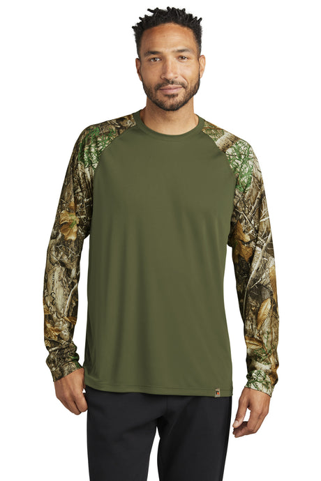 Russell Outdoors Realtree Colorblock Performance Long Sleeve Tee. RU151LS Russell Outdoors