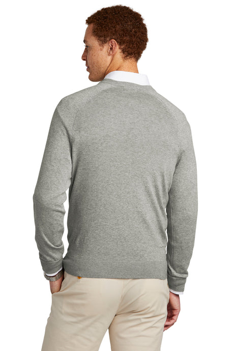 Brooks Brothers Cotton Stretch V-Neck Sweater. BB18400 Brooks Brothers