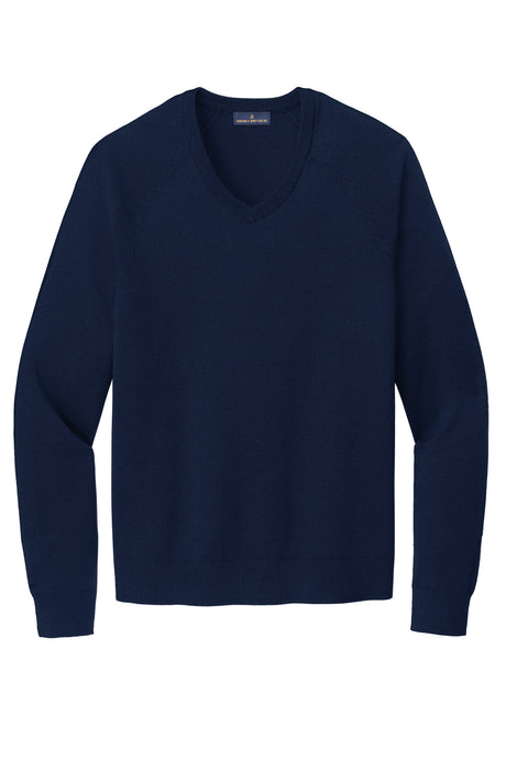Brooks Brothers Cotton Stretch V-Neck Sweater. BB18400 Brooks Brothers
