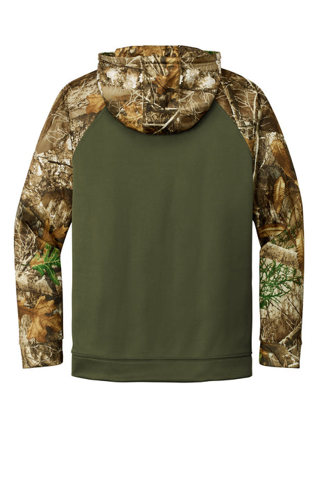 Russell Outdoors Realtree Performance Colorblock Full-Zip Hoodie. RU452 Russell Outdoors