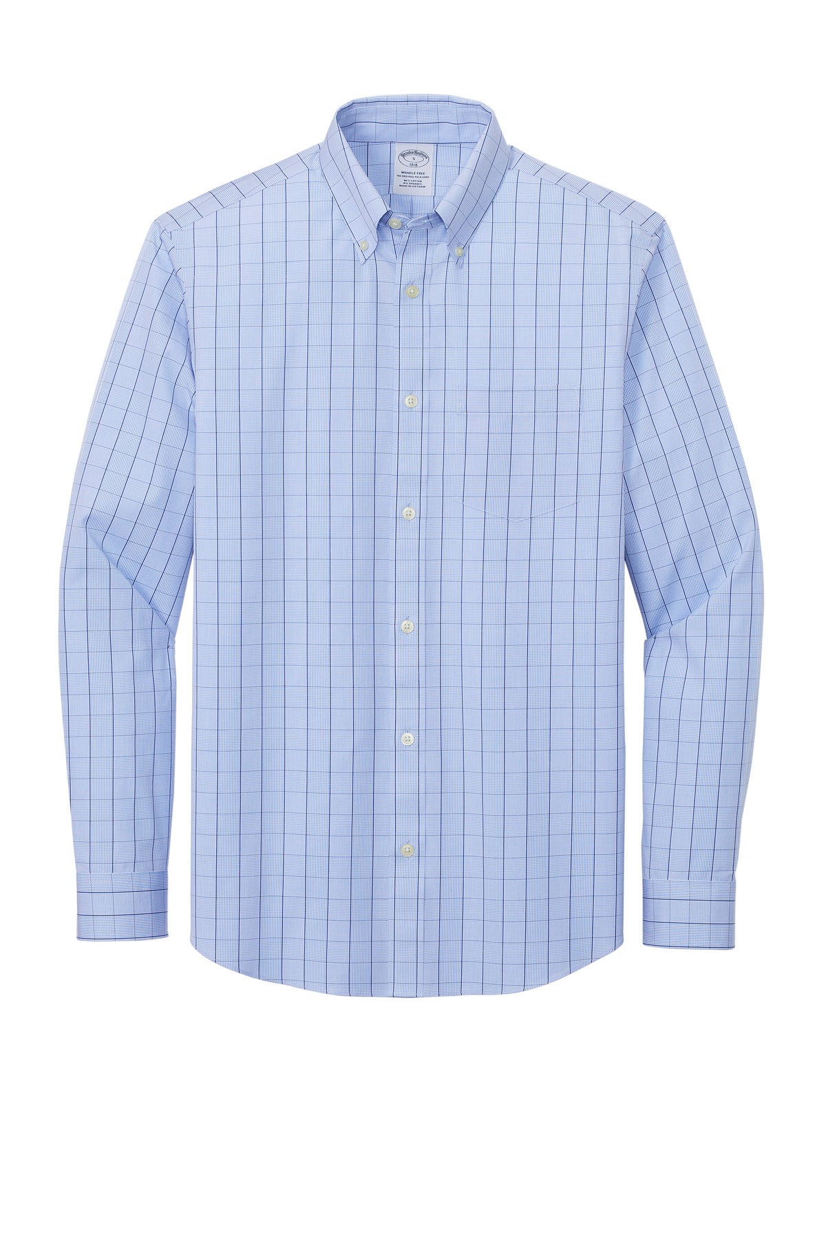Brooks Brothers Wrinkle-Free Stretch Patterned Shirt. BB18008 Brooks Brothers