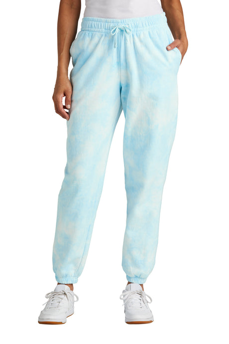 Port & Company Ladies Beach Wash Cloud Tie-Dye Sweatpant LPC140P Port & Company