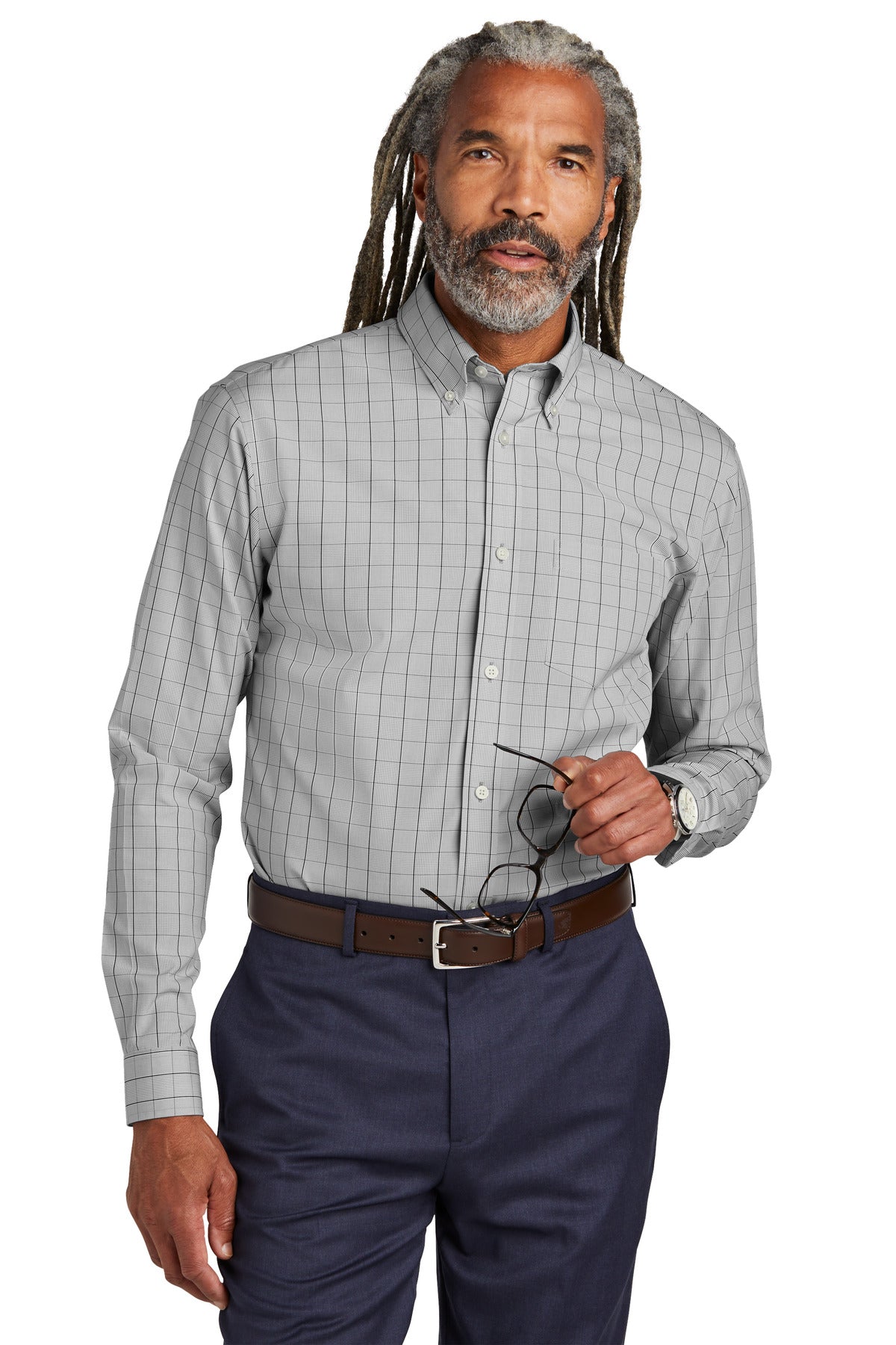 Brooks Brothers Wrinkle-Free Stretch Patterned Shirt. BB18008 Brooks Brothers
