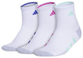 adidas Women's Cushioned 3.0 3-Pack Quarter Socks