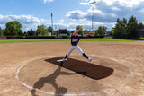 Portolite Baseball Pro Spiked Game Mat with No Lines-2