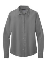 Brooks Brothers Women's Full-Button Satin Blouse. BB18007 Brooks Brothers