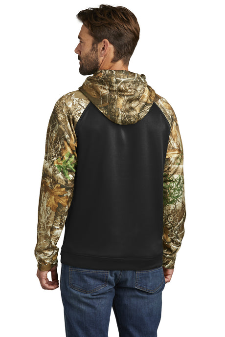 Russell Outdoors Realtree Performance Colorblock Pullover Hoodie. RU451 Russell Outdoors