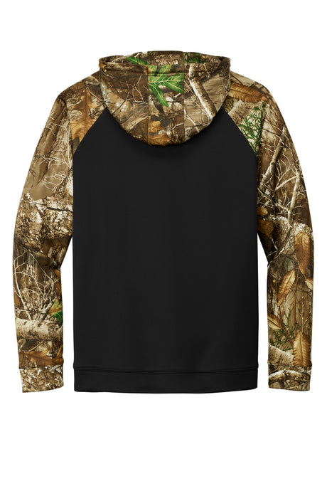 Russell Outdoors Realtree Performance Colorblock Pullover Hoodie. RU451 Russell Outdoors