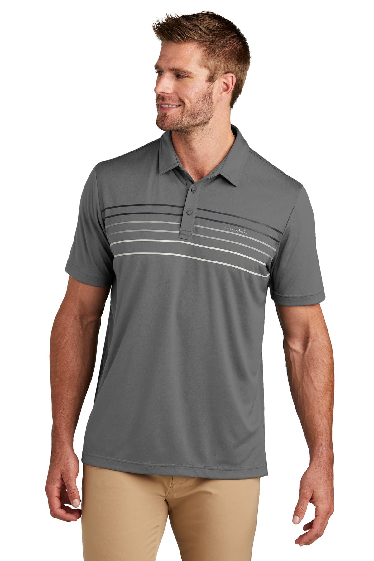 TravisMathew Men's Coto Performance Chest Stripe Polo TM1MY400
