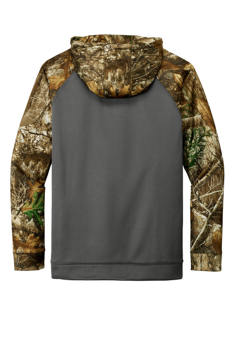 Russell Outdoors Realtree Performance Colorblock Pullover Hoodie. RU451 Russell Outdoors