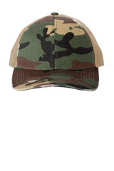 Port Authority    Distressed Mesh Back Cap C600