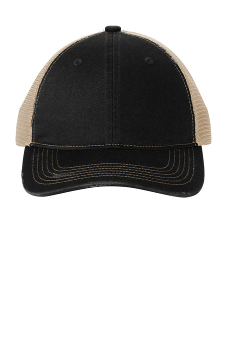 Port Authority    Distressed Mesh Back Cap C600