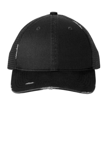 Port Authority    Distressed Mesh Back Cap C600