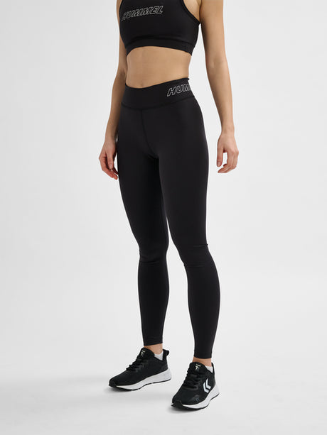 Hummel Women's Te Fundamental Mid Waist Tights Hummel