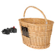 M-Wave BA-FW Clip Stem Wicker Basket Bicycle Accessories Packs/Racks/Baskets