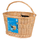 M-Wave BA-FW Clip Stem Wicker Basket Bicycle Accessories Packs/Racks/Baskets