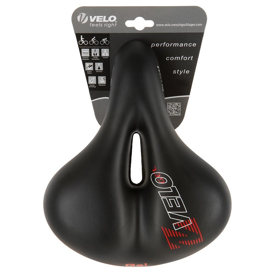 Velo Plush Gel Elasto Saddles Bicycle Parts Saddles/Pads