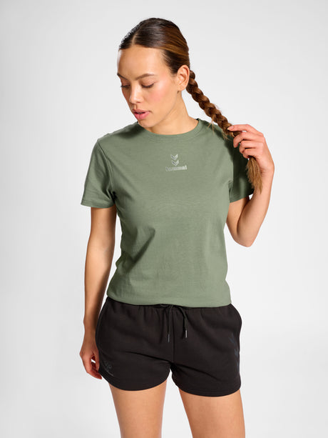 Hummel Women's Active Chevrons Co Short Sleeve Tee Hummel