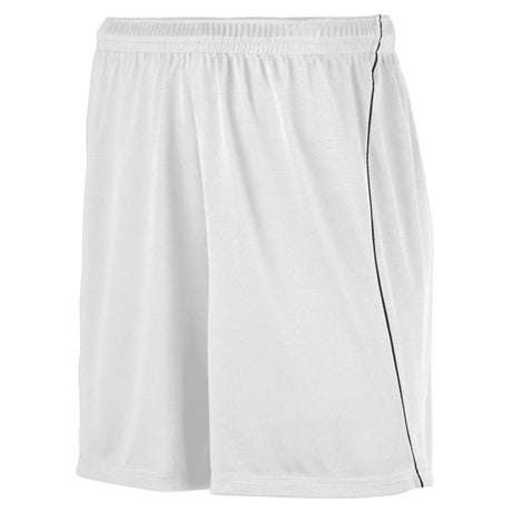 Youth Wicking With Piping Soccer Shorts Augusta