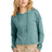 District Women's   Perfect Tri   Midi Long Sleeve Hoodie DT1390L