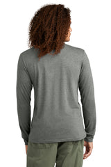District Mens Perfect Tri Long Sleeve Henley DT145 District
