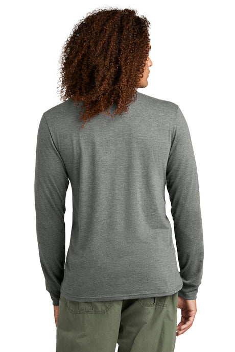 District Mens Perfect Tri Long Sleeve Henley DT145 District