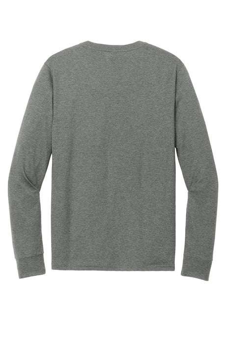 District Mens Perfect Tri Long Sleeve Henley DT145 District