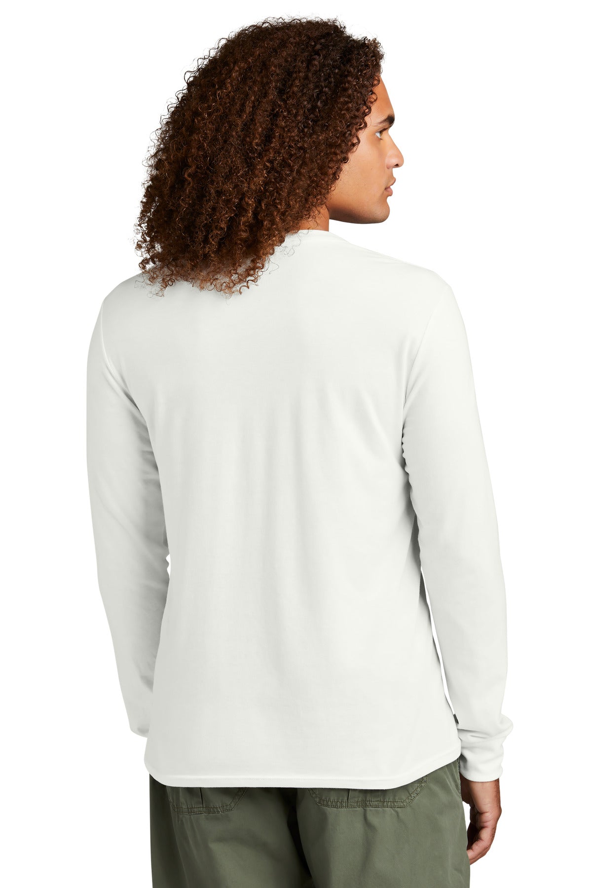 District Mens Perfect Tri Long Sleeve Henley DT145 District