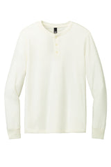District Mens Perfect Tri Long Sleeve Henley DT145 District
