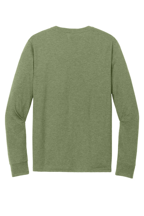 District Mens Perfect Tri Long Sleeve Henley DT145 District