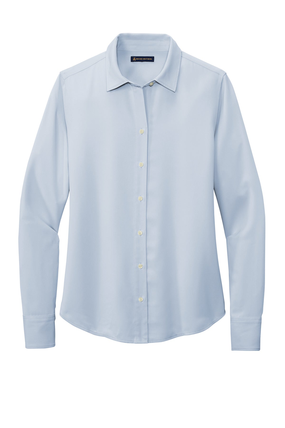 Brooks Brothers Women's Full-Button Satin Blouse. BB18007 Brooks Brothers