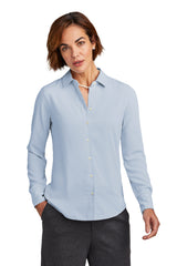 Brooks Brothers Women's Full-Button Satin Blouse. BB18007 Brooks Brothers