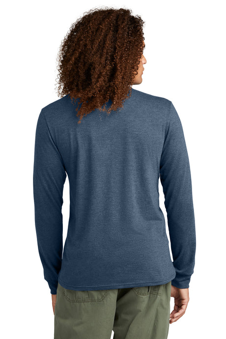 District Mens Perfect Tri Long Sleeve Henley DT145 District