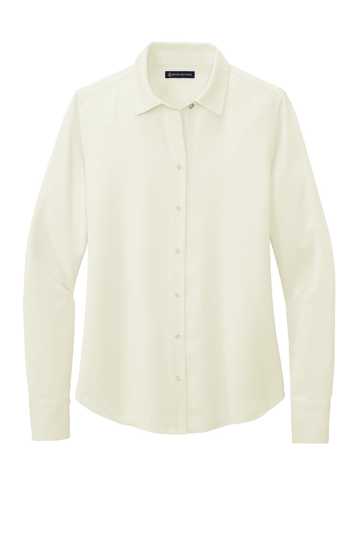 Brooks Brothers Women's Full-Button Satin Blouse. BB18007 Brooks Brothers