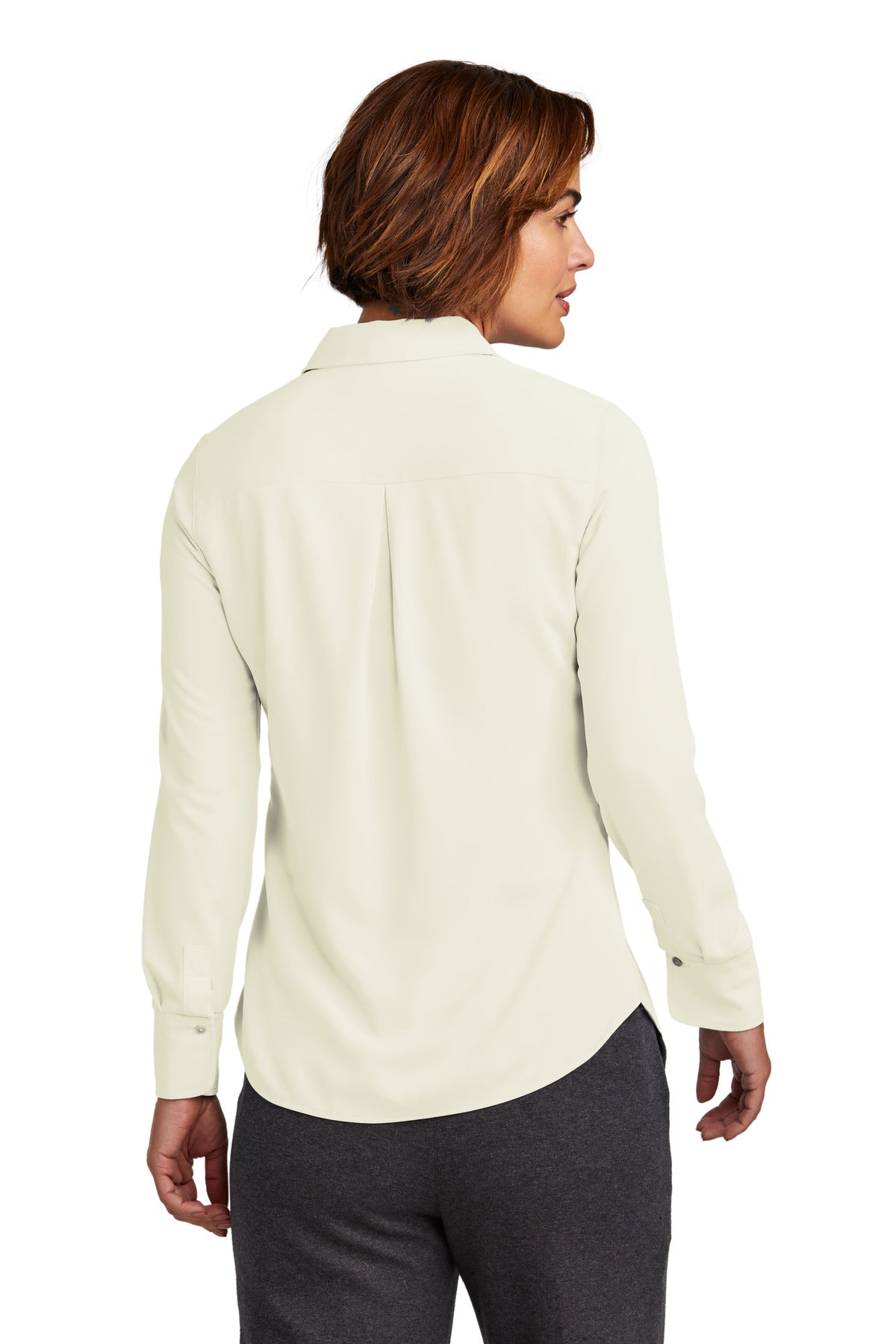 Brooks Brothers Women's Full-Button Satin Blouse. BB18007 Brooks Brothers