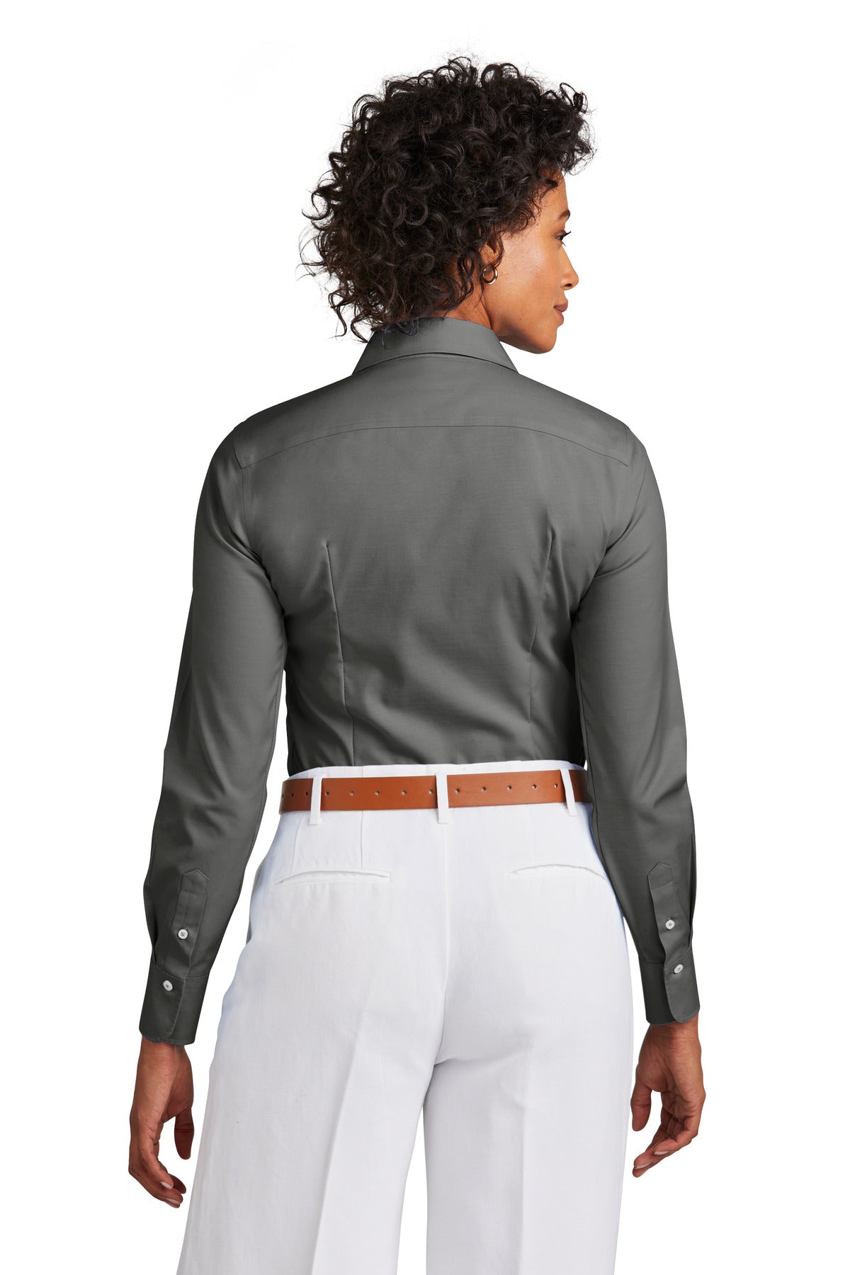 Brooks Brothers Women's Wrinkle-Free Stretch Pinpoint Shirt. BB18001 Brooks Brothers