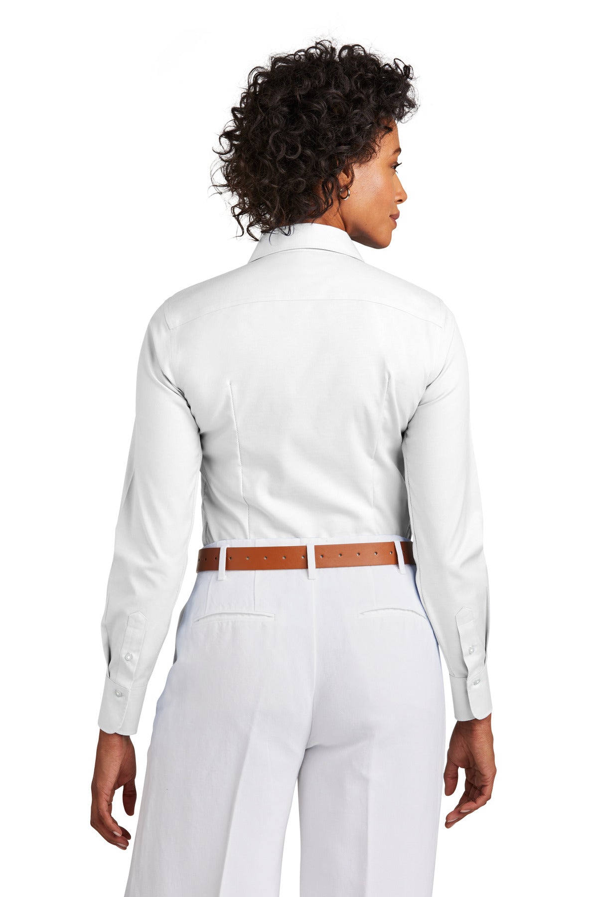 Brooks Brothers Women's Wrinkle-Free Stretch Pinpoint Shirt. BB18001 Brooks Brothers