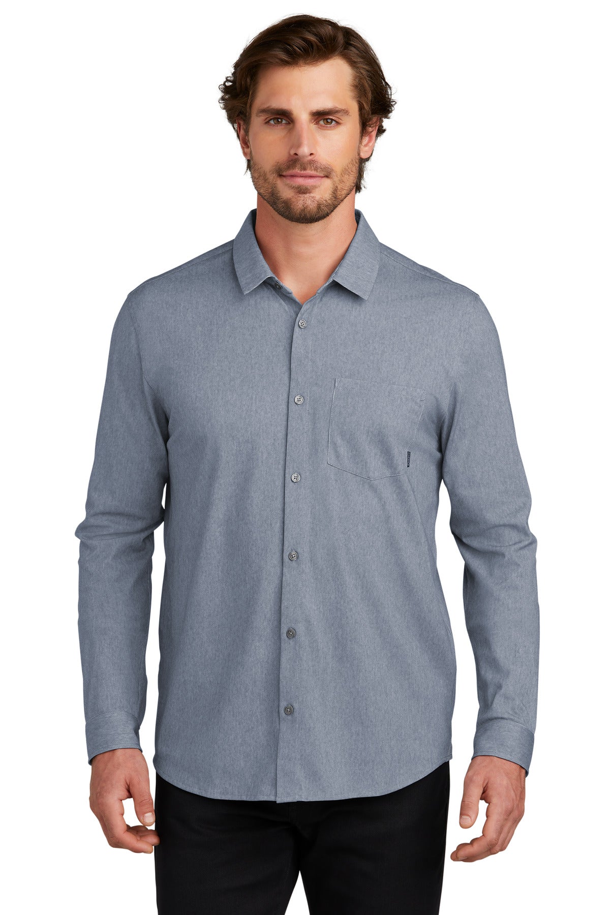 OGIO Men's Extend Long Sleeve Button-Up. OG161 OGIO