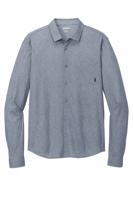 OGIO Men's Extend Long Sleeve Button-Up. OG161 OGIO