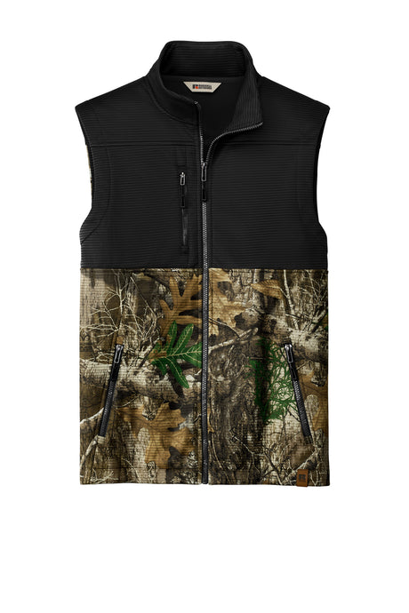 Russell Outdoors Men's Realtree Atlas Colorblock Soft Shell Vest. RU604 Russell Outdoors
