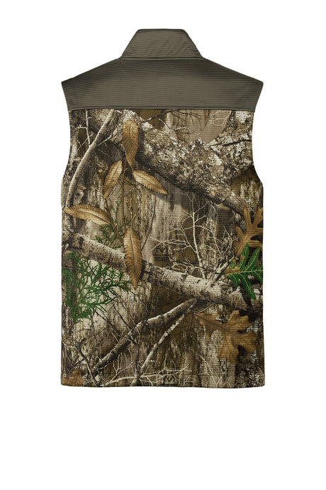 Russell Outdoors Men's Realtree Atlas Colorblock Soft Shell Vest. RU604 Russell Outdoors