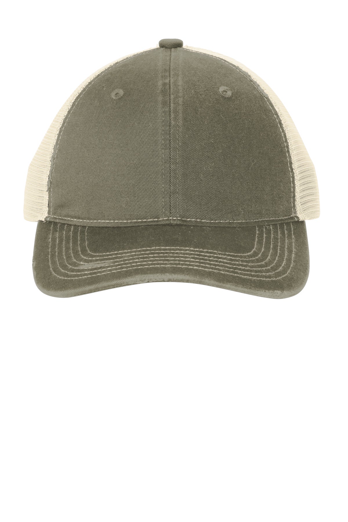 Port Authority    Distressed Mesh Back Cap C600