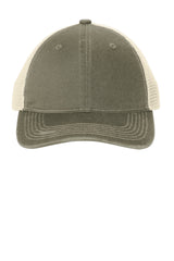 Port Authority    Distressed Mesh Back Cap C600