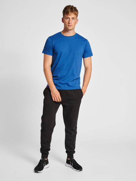 Hummel Men's Red Basic Short Sleeve T-Shirt Hummel