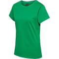 Hummel Women's Red Basic Short Sleeve T-Shirt Hummel