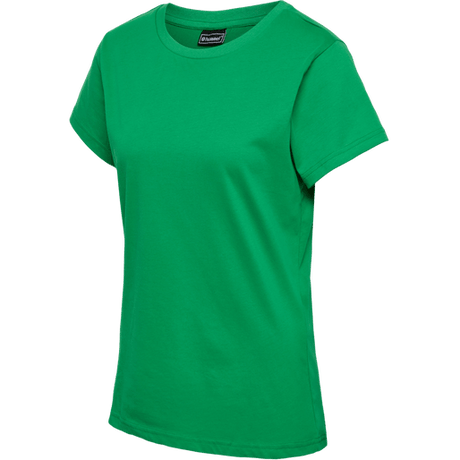 Hummel Women's Red Basic Short Sleeve T-Shirt Hummel