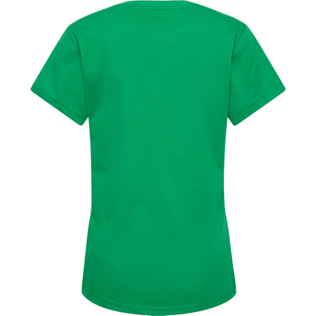 Hummel Women's Red Basic Short Sleeve T-Shirt Hummel