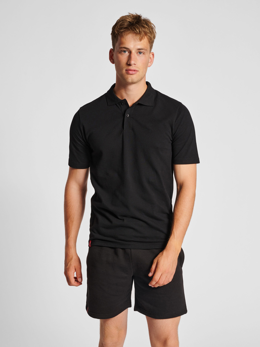 Hummel Men's Red Classic Polo Hummel