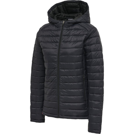 Hummel Women's Red Quilted Hood Jacket Hummel