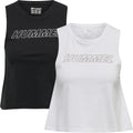 Hummel Women's Te Cali Crop Cotton Tank Top 2-Pack Hummel